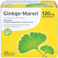 Produktbild von Ginkgo-Maren 120 mg Tabletten laktosehaltig