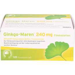 Ginkgo-Maren 240 mg Filmtabletten 120 Stück laktosehaltig – Bild 1 von 4