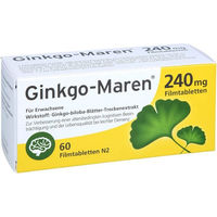 Produktbild von Ginkgo-Maren 240 mg Tabletten laktosehaltig 60 Stück