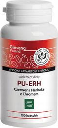 Ginseng Poland Pu-Erh Roter Tee mit Chrom ohne Zusatzstoffe 100 Kapseln für Erwachsene – Bild 1 von 1