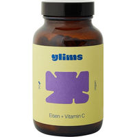 Produktbild von glims® Eisen aus Curryblatt mit Vitamin C Kapseln für Frauen 90 Stück