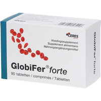 Produktbild von GlobiFer Forte Ceres Pharma Eisen-Sulfat Tabletten für Schwangere und Stillende