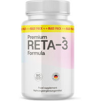 Produktbild von Glory Products Premium Reta-3 Formula Kapseln mit Apfelessigpulver pflanzlich und ohne Zusatzstoffe 90 Kapseln