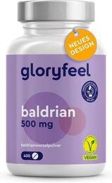 gloryfeel Baldrian hochdosiert vegane Tabletten 400 Stück – Bild 1 von 1