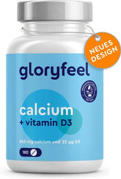 Gloryfeel Calcium 800 mit Vitamin D3 1000 I.E. Tabletten – Bild 1 von 1