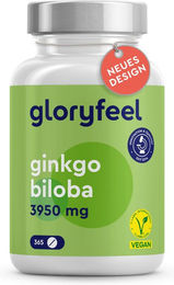 Gloryfeel Ginkgo Biloba Extrakt 3950 mg Tabletten vegan 365 Stück – Bild 1 von 2