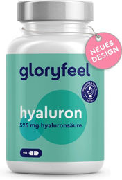 Gloryfeel Hyaluron Kapseln mit 525 mg Hyaluronsäure vegan 90 Kapseln – Bild 1 von 1