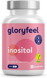 Gloryfeel Inositol Kapseln mit Myo Inositol, Vitamin B6 und Folsäure für Frauen, Schwangere und Stillende, 120 Kapseln – Bild 1 von 1
