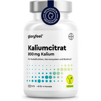 Produktbild von Gloryfeel Kalium Kapseln mit 1000 mg hochdosiert 270 Stück