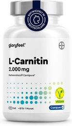 Gloryfeel L-Carnitin Kapseln mit Carnipure Markenrohstoff vegan 140 Stück – Bild 1 von 1