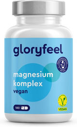 Gloryfeel Magnesium Komplex Kapseln vegan 180 Stück – Bild 1 von 1