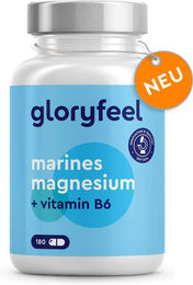 Gloryfeel Magnesium Marine Kapseln mit Vitamin B6 für Sportler 180 Kapseln – Bild 1 von 1