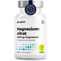 Produktbild von Gloryfeel Magnesiumcitrat 365 Kapseln Vegan Hochdosiert
