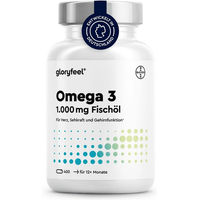 Produktbild von Gloryfeel Omega 3 Fischöl Kapseln mit EPA und DHA 400 Stück