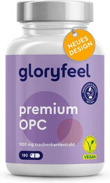Gloryfeel OPC Traubenkernextrakt Premium Kapseln Vegan 180 Stück – Bild 1 von 2
