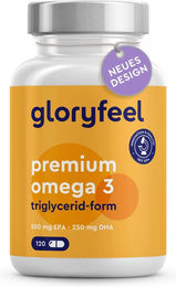 Gloryfeel Premium Omega 3 Fischöl Kapseln 120 Stück – Bild 1 von 1