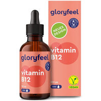 Produktbild von Gloryfeel Vitamin B12 Tropfen vegan und vegetarisch