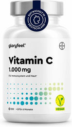 Gloryfeel Vitamin C 1000 mg Tabletten vegan 200 Stück – Bild 1 von 2