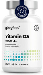 Gloryfeel Vitamin D3 1000 I.E. Tabletten 400 Stück – Bild 1 von 2