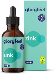 Gloryfeel Zink Tropfen vegan laktosefrei und glutenfrei – Bild 1 von 2