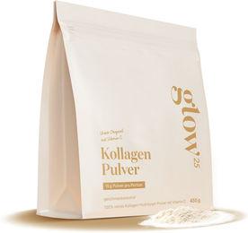 Glow25 Kollagen Pulver mit Vitamin C Typ 1 & 3 450 g – Bild 1 von 2