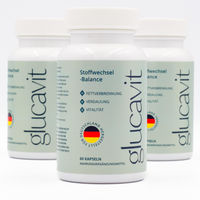 Produktbild von Glucavit Nahrungsergänzungsmittel von Unicorn Brigade Group 180 Kapseln ohne Zusatzstoffe