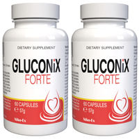 Produktbild von Gluconix Forte Vegan Kapseln 120 Stück ohne Zusatzstoffe