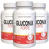 Produktbild von Gluconix Forte Vegan Kapseln 180 Stück ohne Zusatzstoffe