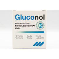 Produktbild von Gluconol Kapseln mit pflanzlichem Ursprung 20 Stück