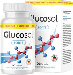Glucosol Forte Kapseln glutenfrei und laktosefrei für Sportler, Männer und Frauen – Bild 1 von 1