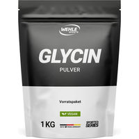 Produktbild von Glycin Pulver Wehle Sports vegan ohne Zusatzstoffe 1000 g