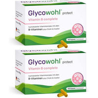 Produktbild von Glycowohl B-Komplex Vitamin B complete mit Inositol Kapseln vegan glutenfrei laktosefrei für Sportler