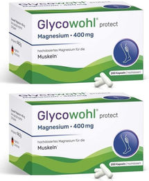 Glycowohl Magnesium 400 mg Kapseln vegan ohne Zusatzstoffe – Bild 1 von 3