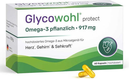 Glycowohl Omega-3 Kapseln vegan 750 mg 60 Stück – Bild 1 von 4