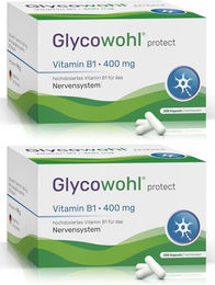 Glycowohl Vitamin B1 Kapseln vegan ohne Zusatzstoffe 200 Stück – Bild 1 von 1