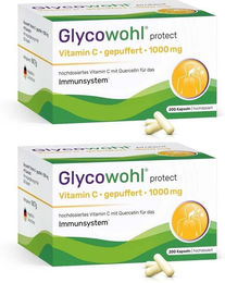 GLYCOWOHL Vitamin C 1000 mg mit Calciumascorbat Kapseln vegan ohne Zusatzstoffe – Bild 1 von 2