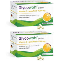 Produktbild von GLYCOWOHL Vitamin C 1000 mg mit Calciumascorbat Kapseln vegan ohne Zusatzstoffe