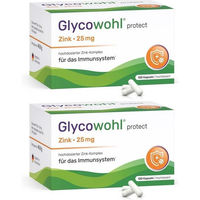 Produktbild von Glycowohl Zink-Komplex 25 mg Kapseln vegan ohne Zusatzstoffe 120 Stück