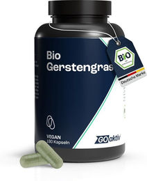 GOaktiv® Bio Gerstengras Kapseln vegan ohne Zusatzstoffe 180 Stück – Bild 1 von 1