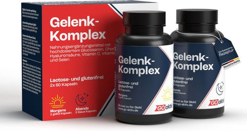 GOaktiv Gelenk-Komplex Kapseln laktosefrei und glutenfrei – Bild 1 von 3