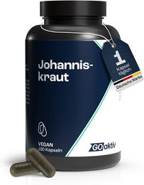 GOaktiv Johanniskraut Kapseln vegan ohne Zusatzstoffe 180 Stück – Bild 1 von 1