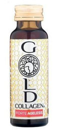 Gold Collagen Forte Ageless Kollagen Ampullen mit marinem Fischkollagen 10 Fläschchen – Bild 1 von 1