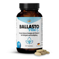 Produktbild von Golden Peanut BallastoVital C Ballaststoff-Tabletten mit Maca und Flohsamen 120 Stück bio ohne Zusatzstoffe