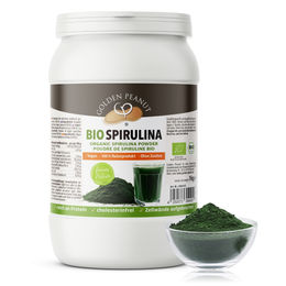 Golden Peanut Bio Spirulina Pulver 1kg Rohkost Zellwände aufgebrochen vegan ohne Zusatzstoffe – Bild 1 von 6