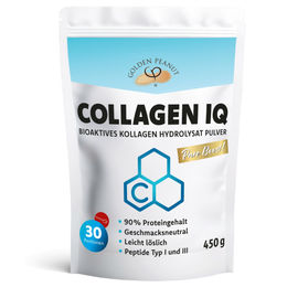 Golden Peanut Collagen IQ Kollagen Hydrolysat Pulver aus Rind Typ I und III 450g zuckerfrei und ohne Zusatzstoffe – Bild 1 von 5