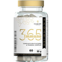 Produktbild von Golden Tree Immuno365 Zink Biotin Selen Kombi Kapseln vegan ohne Zusatzstoffe