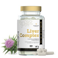 Produktbild von Golden Tree Liver Complex Vitamin-Kombination Kapseln vegan 60 Stück