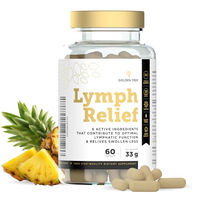Produktbild von Golden Tree Lymph Relief Kapseln mit Kelp Braunalge und Kräuter-Komplex, 60 Stück