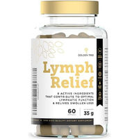 Produktbild von Golden Tree Lymph Relief Kräuter-Komplex mit Kelp Braunalge Kapseln 60 Stück