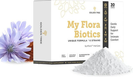 Golden Tree My Flora Biotics Bakterienkulturen für Frauen, 30 Kapseln, pflanzlicher Ursprung, laktosefrei und glutenfrei – Bild 1 von 3